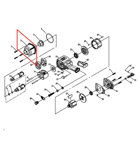 M7 HAMMER HOUSING FOR NC-6217