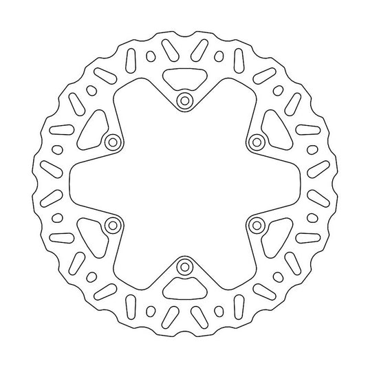 BRAKE DISC REAR MOTO MASTER NITRO 245MM YAMAHA