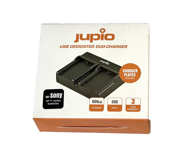 Load image into Gallery viewer, JUPIO SONY L SERIES DUAL BATTERY CHARGER USB
