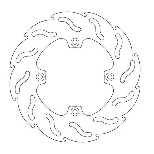 BRAKE DISC REAR MOTO MASTER FLAME 190MM YAMAHA YZ65 18-ON YZ80 93-01 YZ85 02-ON