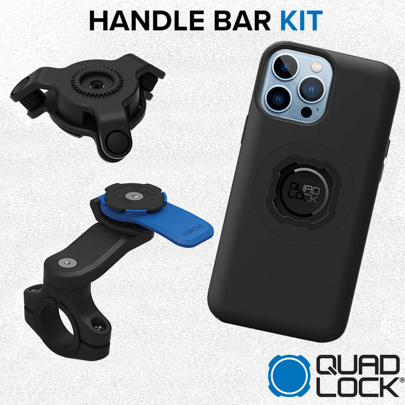 Load image into Gallery viewer, iPhone 15 Pro Handlebar Mount Kit Quad Lock
