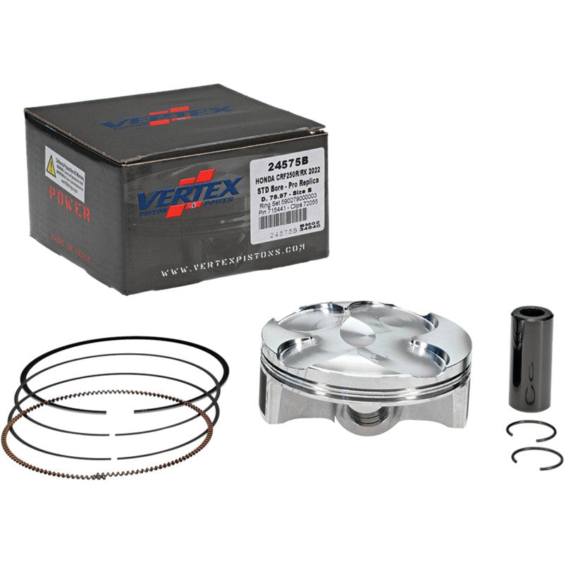 Load image into Gallery viewer, PISTON KIT VERTEX 78.97MM PRO REPLICA HONDA CRF250R CRF250RX 22-ON
