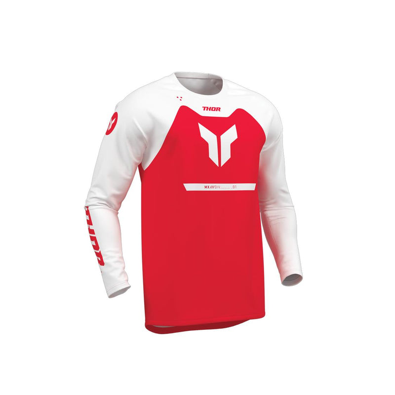 Load image into Gallery viewer, THOR MX JERSEY YOUTH RIDEMODE MENACE RED
