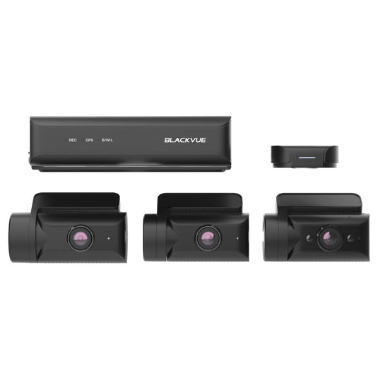 BLACKVUE DR770X BOX PRO 3-CH CAMERA SYSTEM - CENTRAL RECORD BOX + FRONT, IR 1080 HD DASHCAM 64 GB