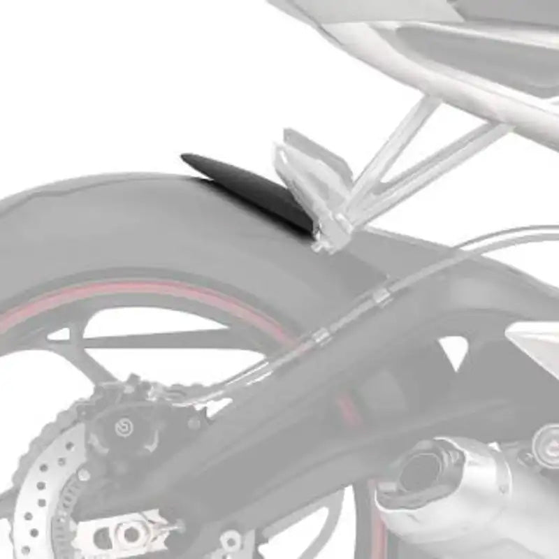 Load image into Gallery viewer, Hugger Extension Matte Black Triumph Street Triple 765 RS 17- R&amp;G
