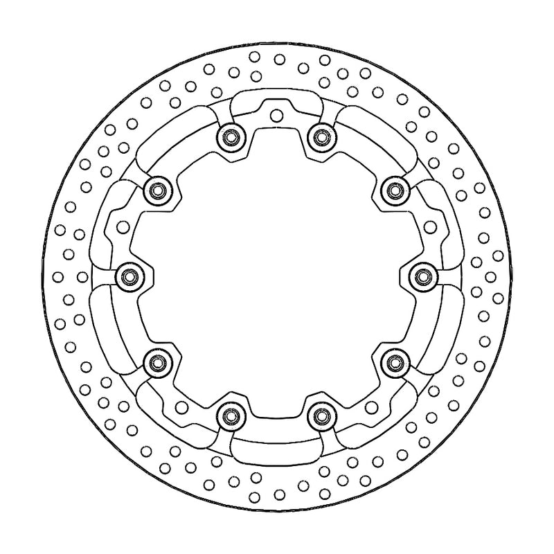 Load image into Gallery viewer, BRAKE DISC FRONT LEFT MOTO MASTER HALO 320MM FLOATING KTM RC 125 200 390 22-ON
