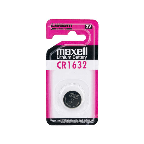 Load image into Gallery viewer, MAXELL LITHIUM BATTERY CR1632 3V COIN CELL 5 PACK
