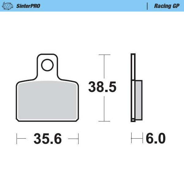 Load image into Gallery viewer, BRAKE PADS REAR MOTO MASTER RACING GP
