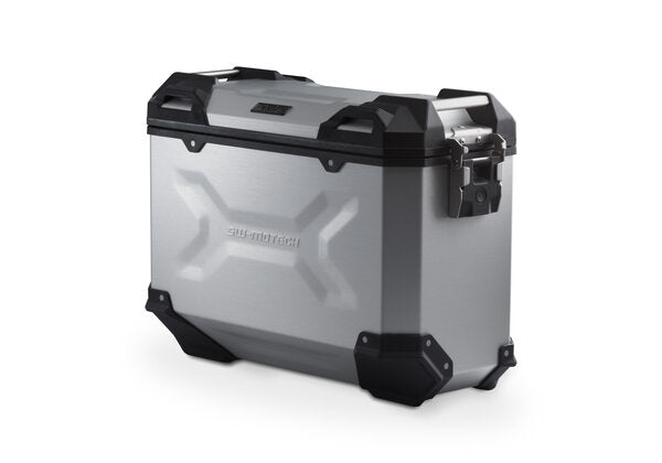 Load image into Gallery viewer, SW MOTECH TRAX ADVENTURE SIDE CASE RIGHT ALUMINUM 37L SILVER
