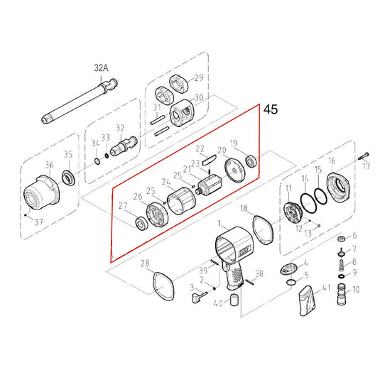 M7 CYLINDER ASSEMBLY (19-27) FOR NC-6266