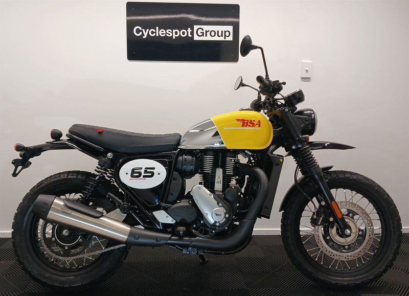 Load image into Gallery viewer, 2026 BSA Scrambler Victor Yellow
