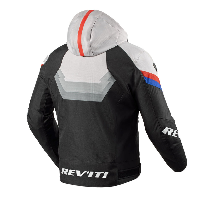 Load image into Gallery viewer, Jacket Quantum 3 H2O Black/Grey Red - back
