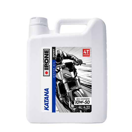 IPONE Katana Off Road- 100% Synthetic 4T - 10W50 - 4L