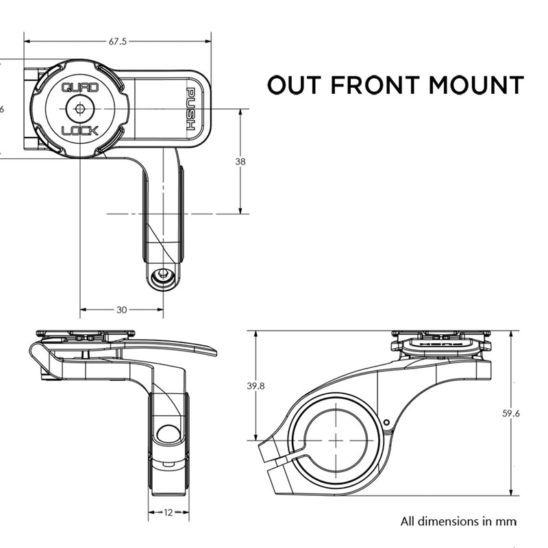 Load image into Gallery viewer, QUAD LOCK - Cycling - Out Front Mount 5

