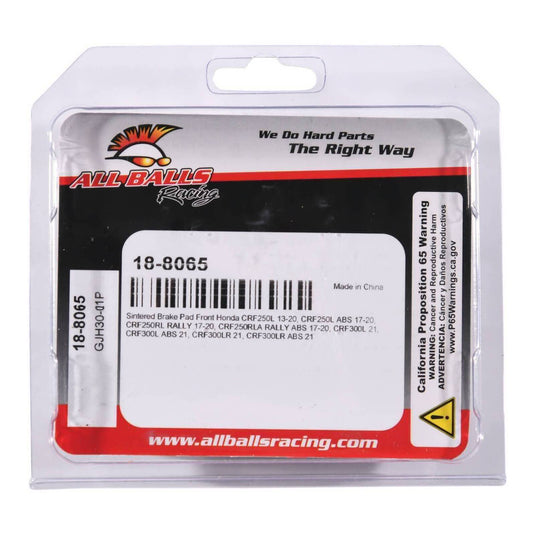 Sintered Brake Pad Set 18-8065