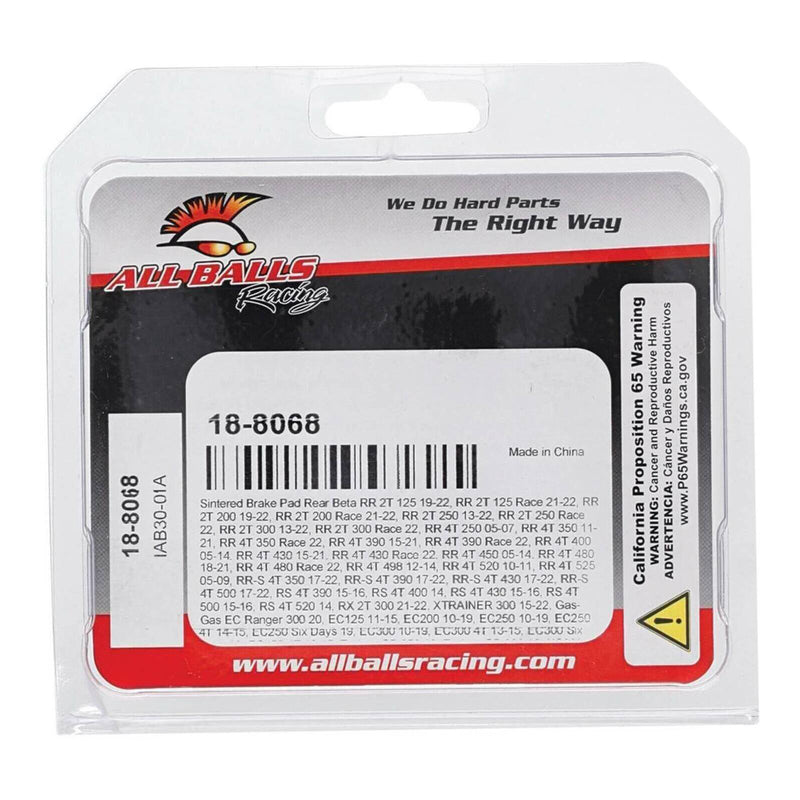 Load image into Gallery viewer, Sintered Brake Pad Rear 18-8068
