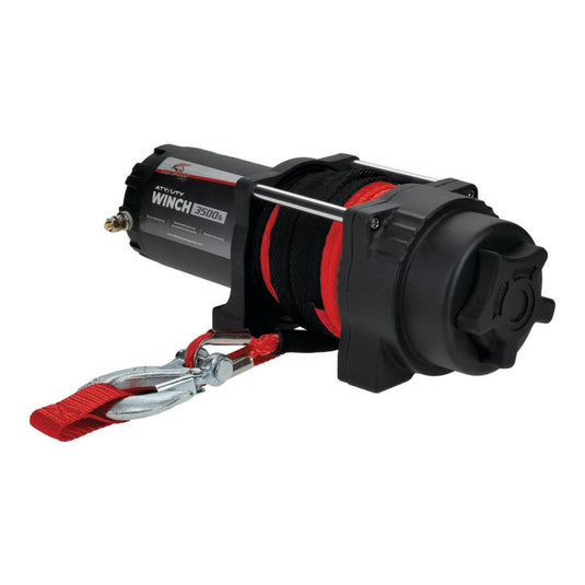 ALL BALLS 4 BOLT WINCH 3500LB with 39FT SYNTHETIC ROPE