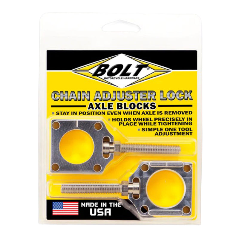 Load image into Gallery viewer, Bolt Raw Chain Adjuster Blocks Honda (2 pack)
