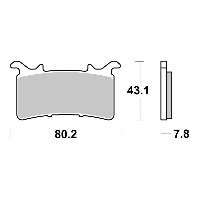 Load image into Gallery viewer, Brembo Upgrade Carbon Ceramic Front Brake Pads 07GR99RC
