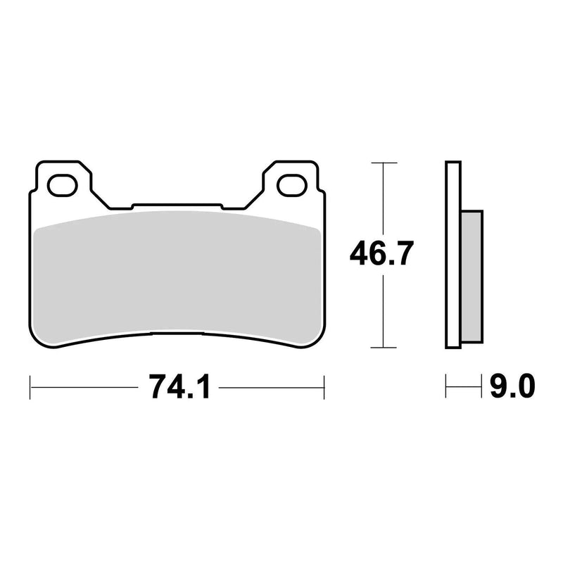 Load image into Gallery viewer, Brembo Xtra Sinter Front Brake Pads 07HO50SR
