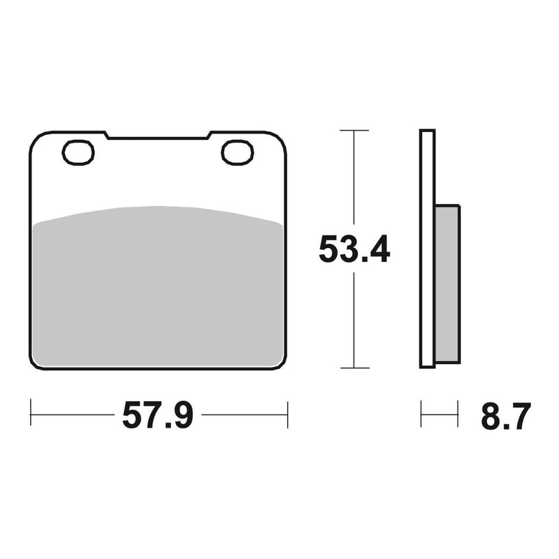 Load image into Gallery viewer, Brembo Prime Sinter Rear Brake Pads 07SU06SP
