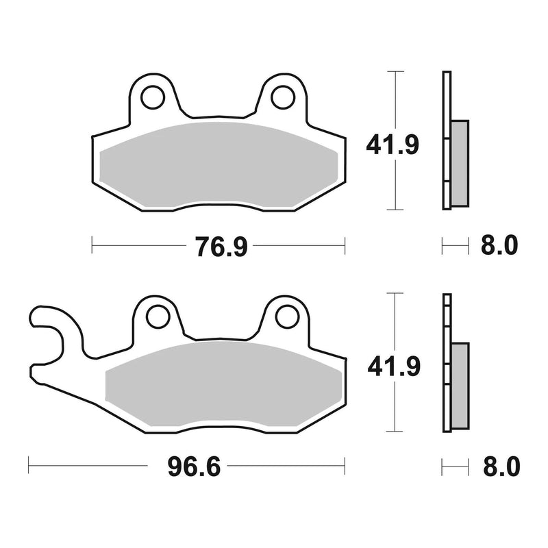 Load image into Gallery viewer, Brembo Prime Sinter Front Brake Pads 07SU12SD
