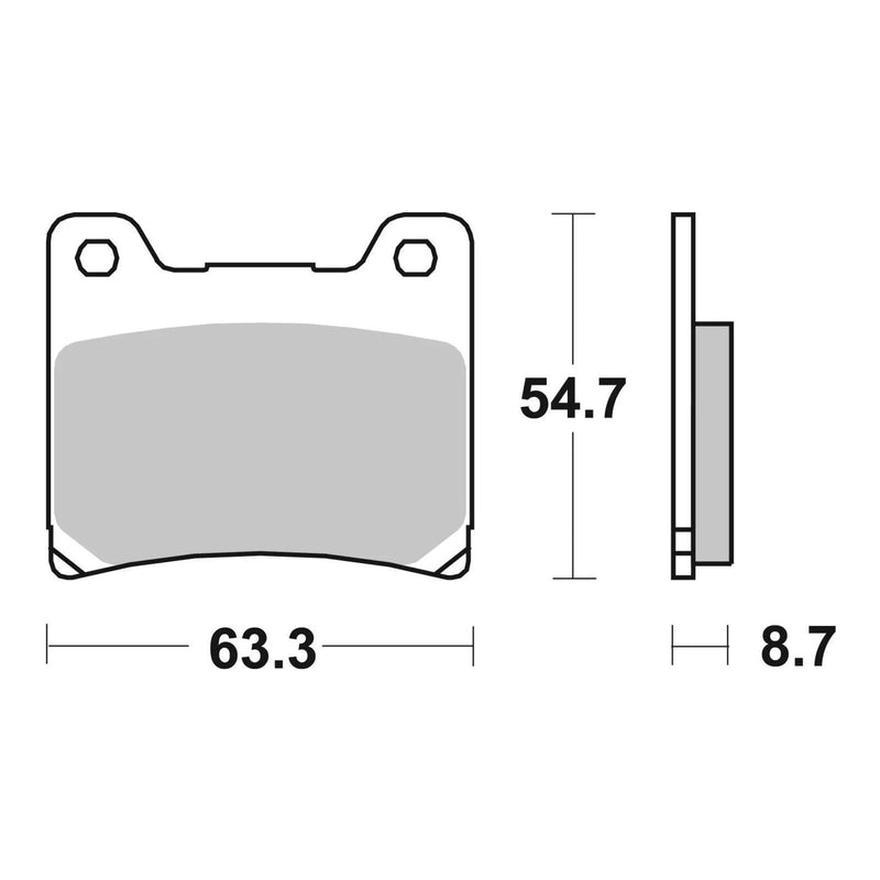 Load image into Gallery viewer, Brembo Prime Sinter Rear Brake Pads 07YA11SP
