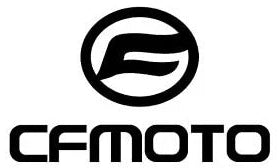 Futuristic style black on white CFMoto Motorcycles logo for Cyclespot Taranaki and Cyclespot Group