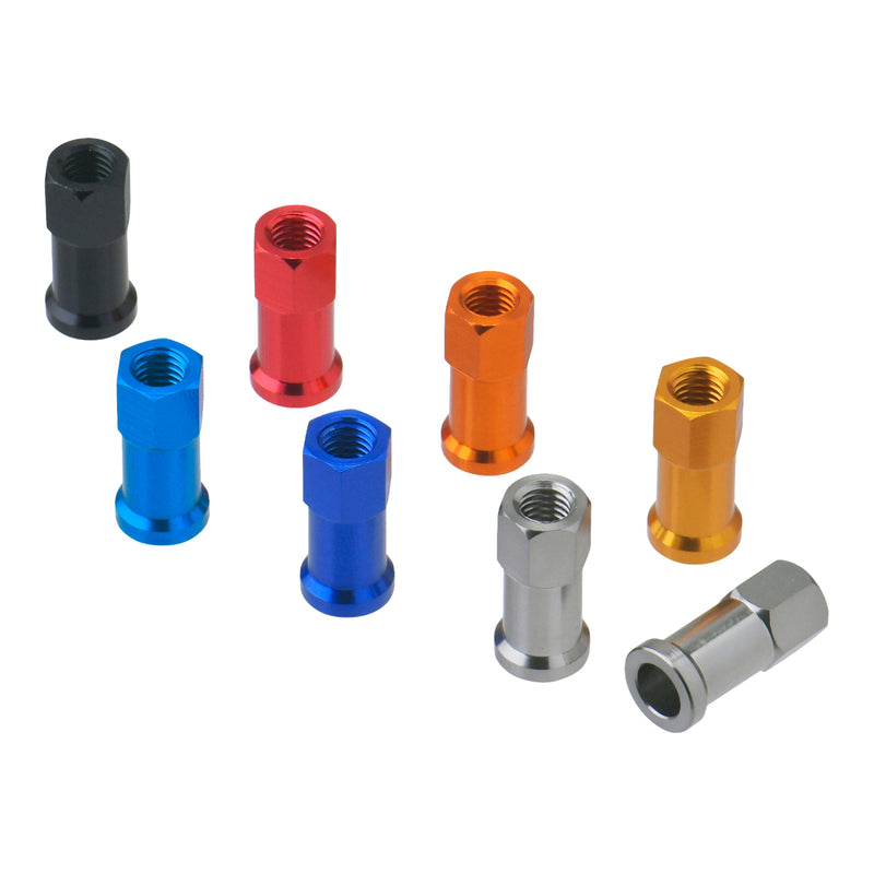 Load image into Gallery viewer, DRC RIM LOCK NUTS 2PCS RED
