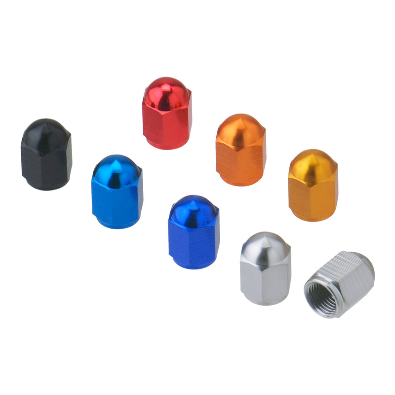 Load image into Gallery viewer, DRC ALUMINUM VALVE CAPS 2PCS GOLD
