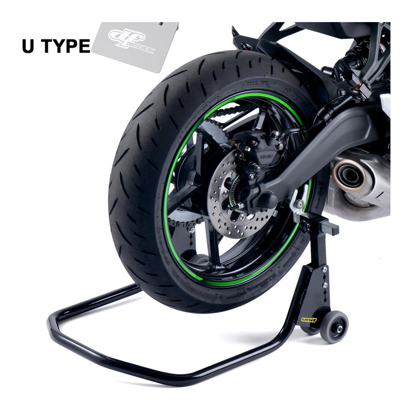 Load image into Gallery viewer, UNIT Street Bike Rear Paddock Adjustable Stand - Black

