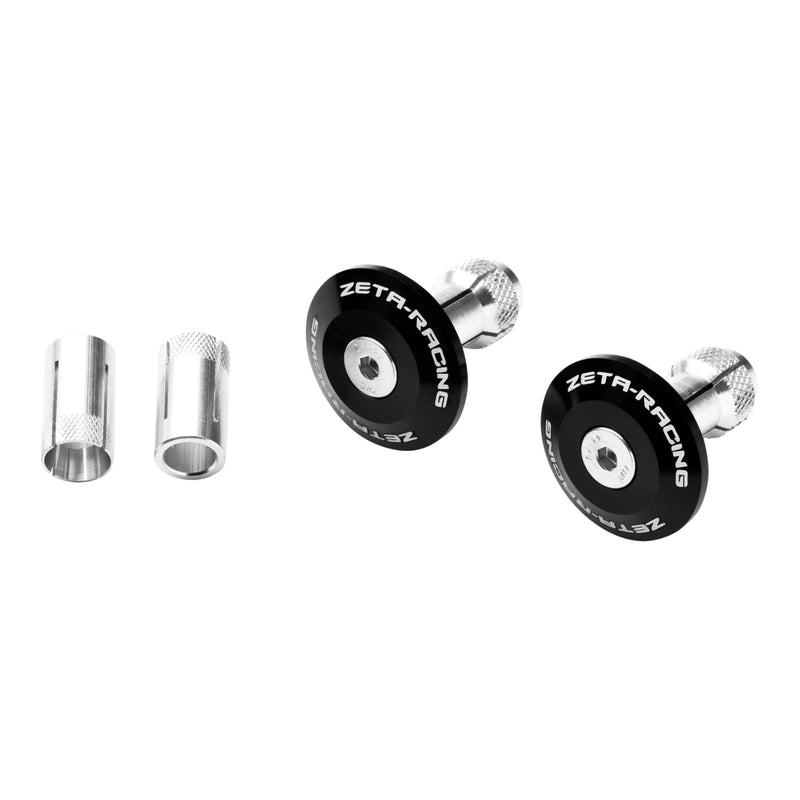 Load image into Gallery viewer, Zeta Bar End Plug 35mm 2pcs - Black
