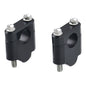 Zeta Bar Rise Kit - Height 30mm, 22.2mm Bar - Black