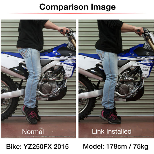 Zeta RSL-LowDown -30mm DRZ400S/E/SM - Red
