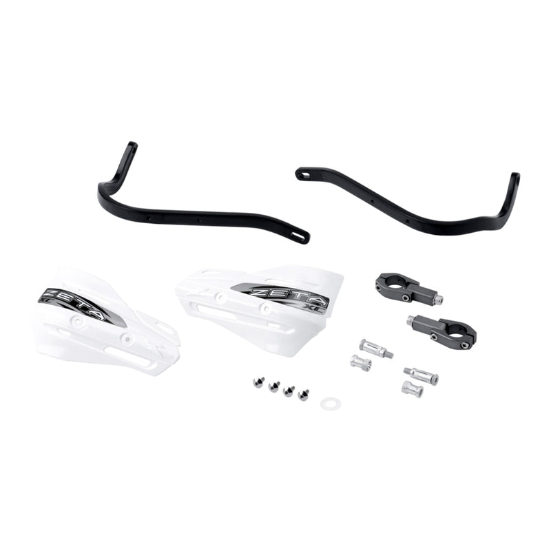Load image into Gallery viewer, Zeta Armor Handguard XC Kit for 28.6mm Bar - Black / White
