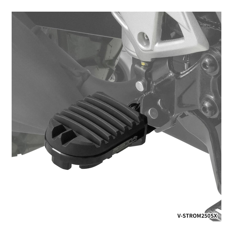 Load image into Gallery viewer, Zeta Adventure Foot Pegs V-Strom – Black
