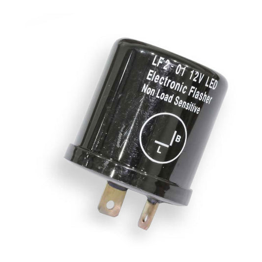 Whites Flasher Relay LED Universal 12V 2 Pin CAN Style