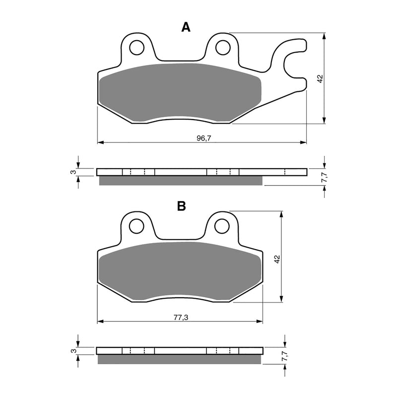 Load image into Gallery viewer, GOLDfren Brake Pads - S3 Sintered Sports
