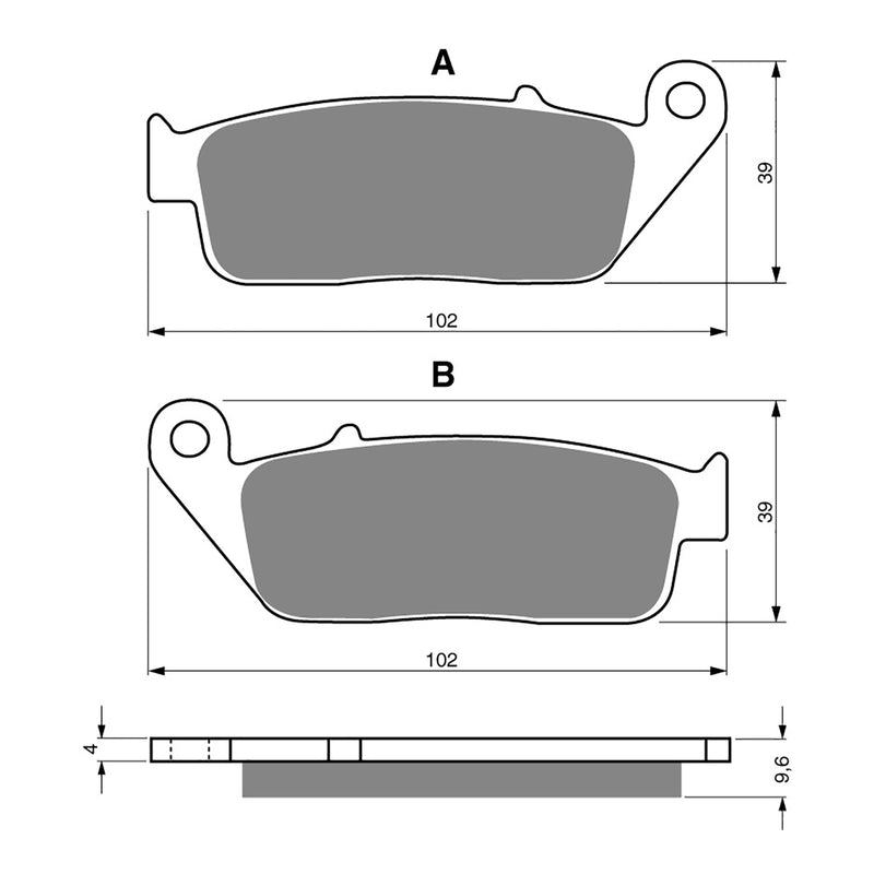 Load image into Gallery viewer, GOLDfren Brake Pads - S3 Sintered Sports
