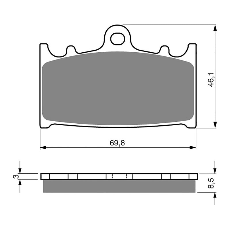 Load image into Gallery viewer, GOLDfren Brake Pads - S3 Sintered Sports
