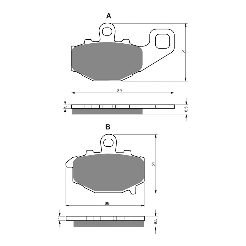 Load image into Gallery viewer, GOLDfren Brake Pads - S3 Sintered Sports
