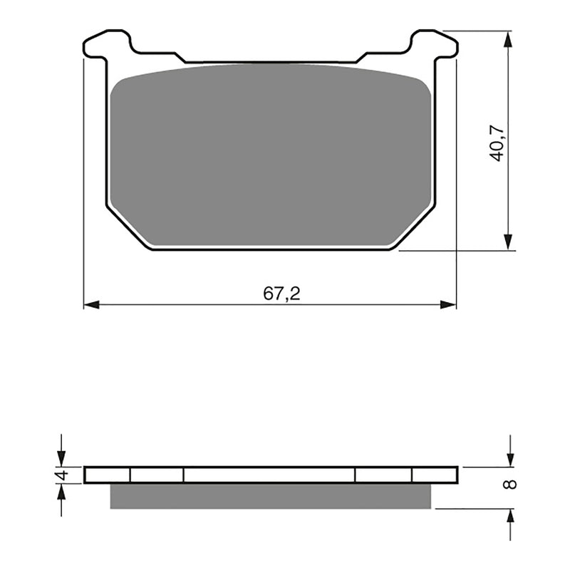 Load image into Gallery viewer, GOLDfren Brake Pads - S3 Sintered Sports
