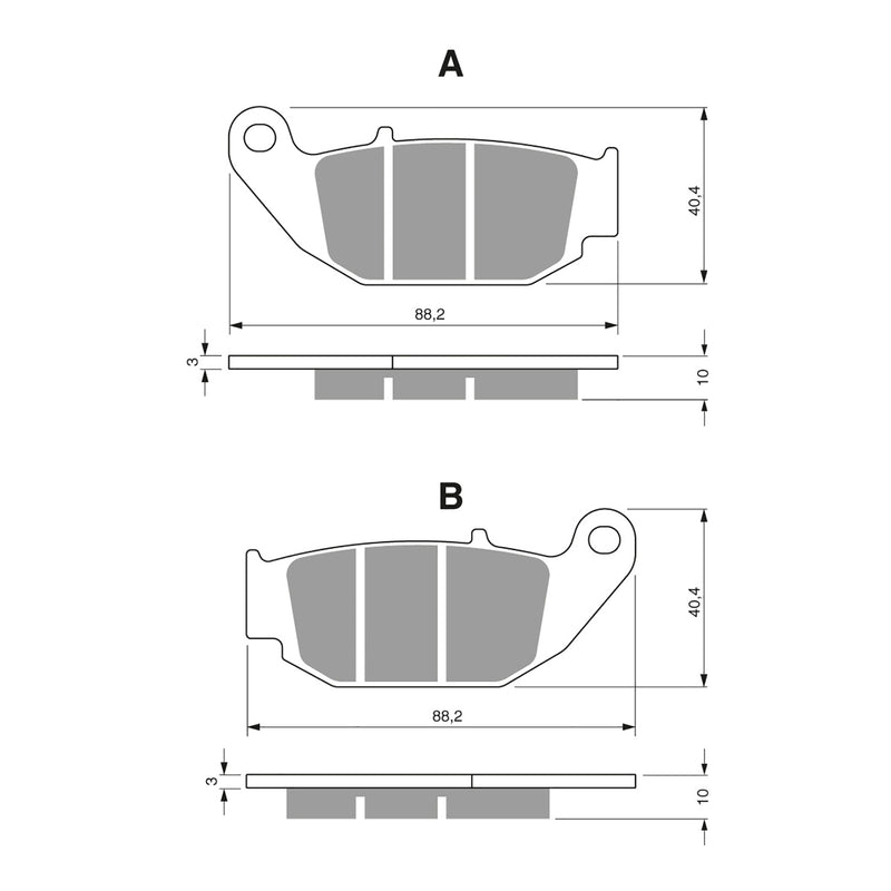 Load image into Gallery viewer, GOLDfren Brake Pads - S3 Sintered Sports
