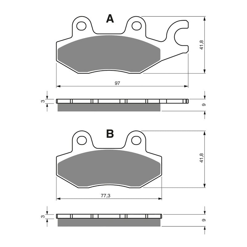 Load image into Gallery viewer, GOLDfren Brake Pads - S3 Sintered Sports
