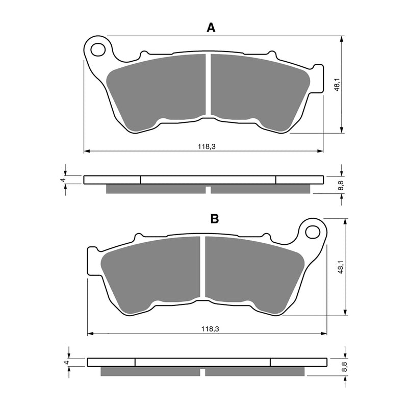 Load image into Gallery viewer, GOLDfren Brake Pads - S3 Sintered Sports
