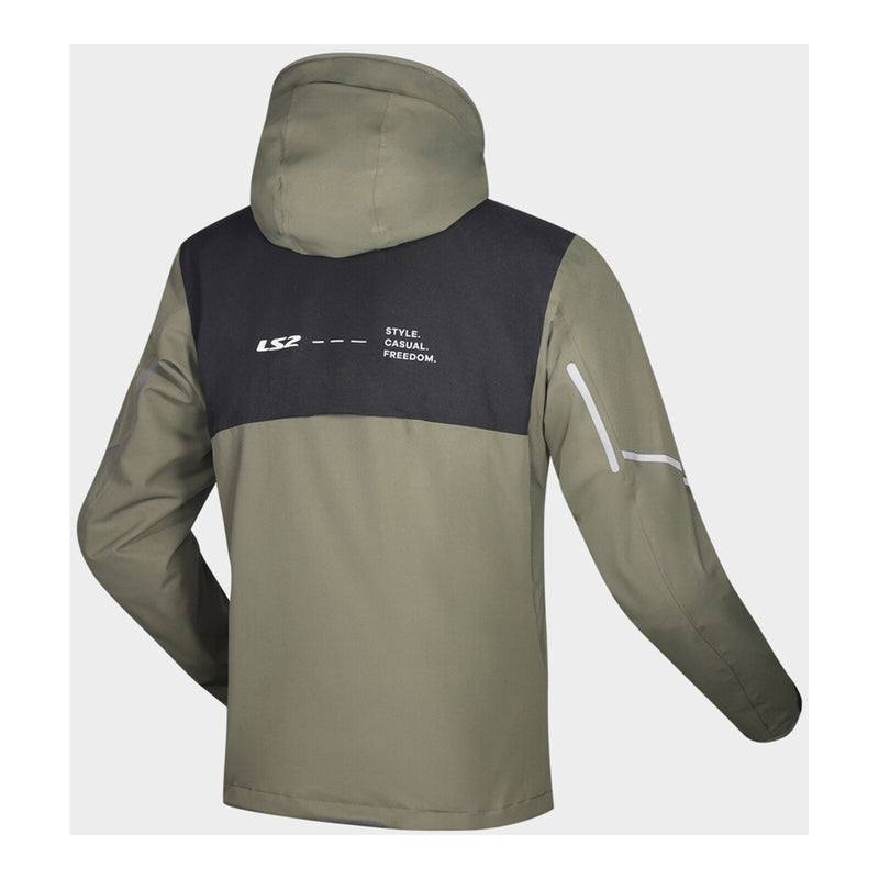 Load image into Gallery viewer, LS2 Axel Mens Jacket - Green/Black (L)
