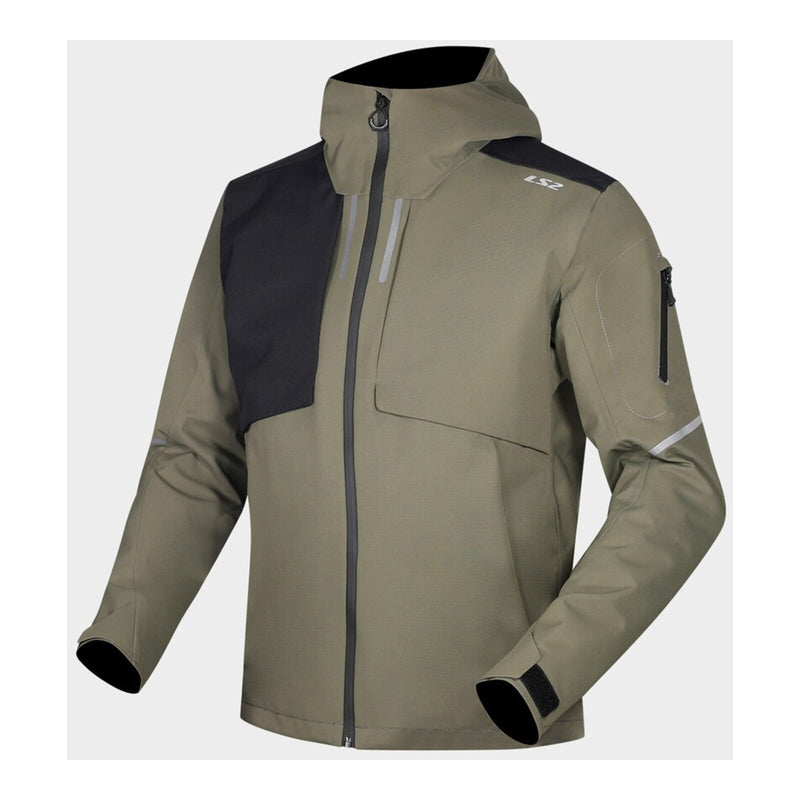 Load image into Gallery viewer, LS2 Axel Mens Jacket - Green/Black (L)
