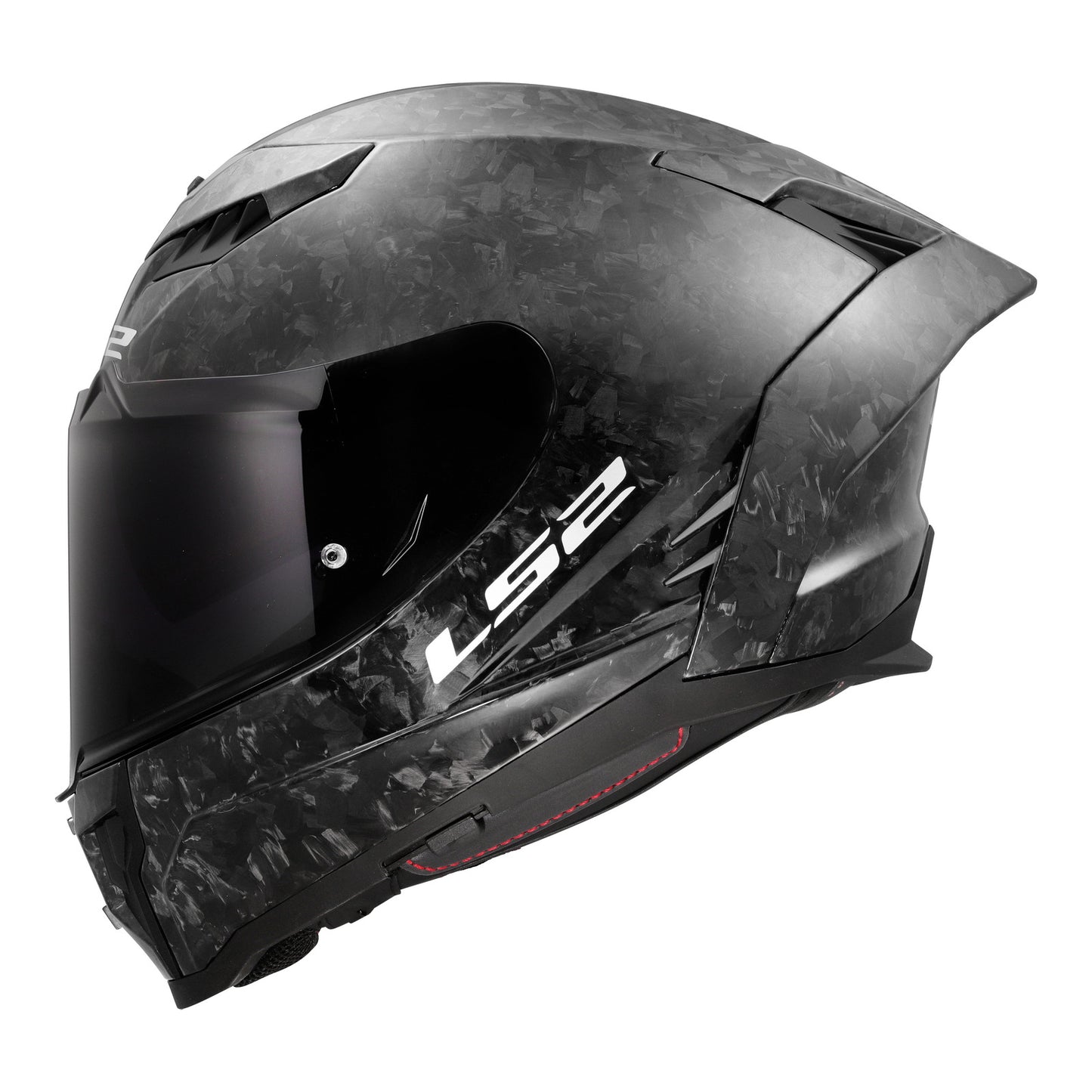 LS2 FF807 Dragon Forged Helmet - Gloss Carbon 06