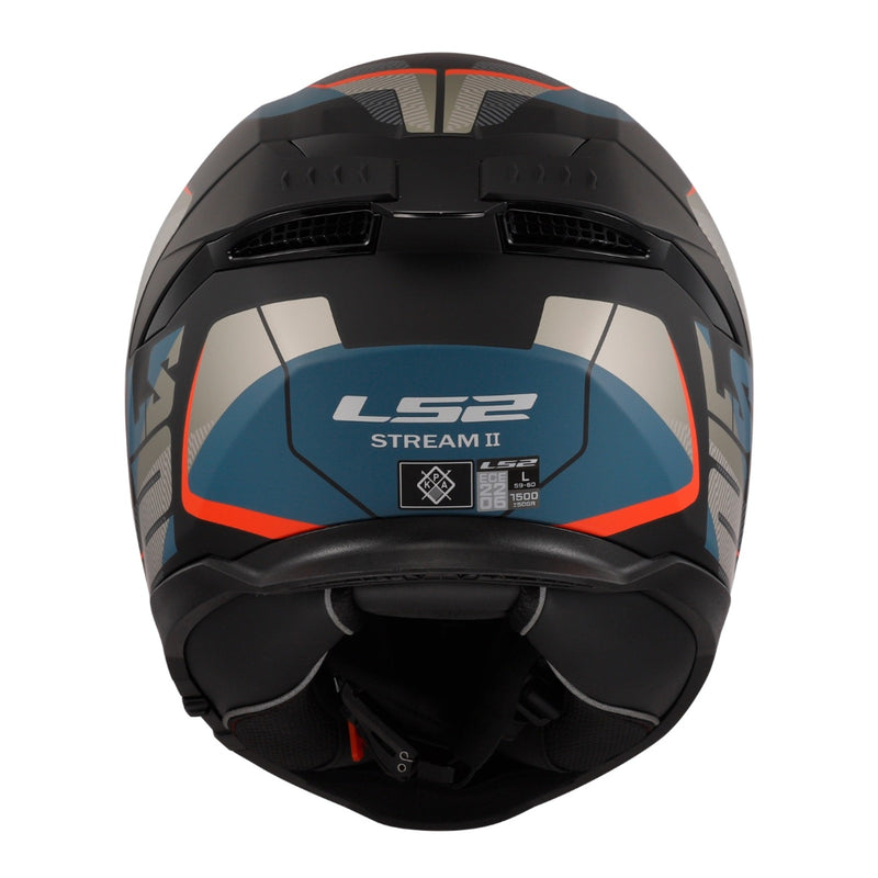Load image into Gallery viewer, LS2 FF808 Stream II Road - Matte Black / Blue
