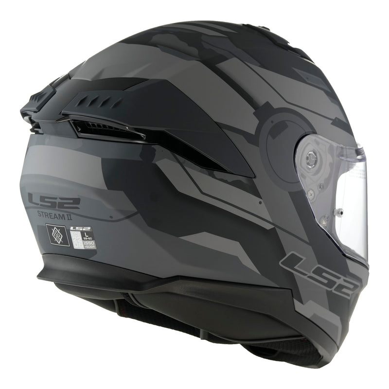 Load image into Gallery viewer, LS2 FF808 Stream II Shadow - Matte Titanium / Grey
